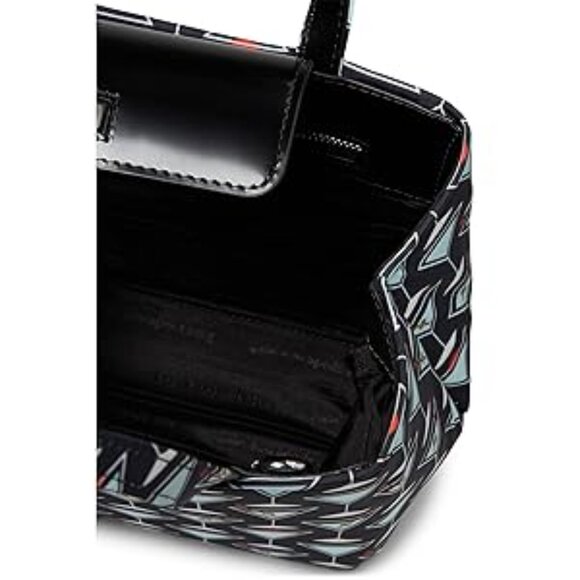 #114 NWT -  Kate Spade New York Sam Icon Martini Printed Fabric Small Tote - Picture 9 of 10